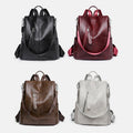 Women’s Leather Convertible Backpack Purse – Anti - Theft Travel Daypack & Shoulder Bag - VOTVO