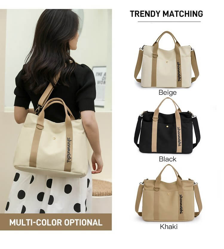 Large - capacity stylish canvas bag - VOTVO