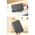 Women's RFID Blocking Zip Around Wallet - Large Long Wristlet Clutch - VOTVO