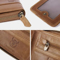 RFID Antimagnetic Vintage Genuine Leather Wallet - VOTVO