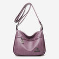 Women’s Soft Leather Double Compartment Crossbody Bag – Stylish & Practical Shoulder Bag - VOTVO