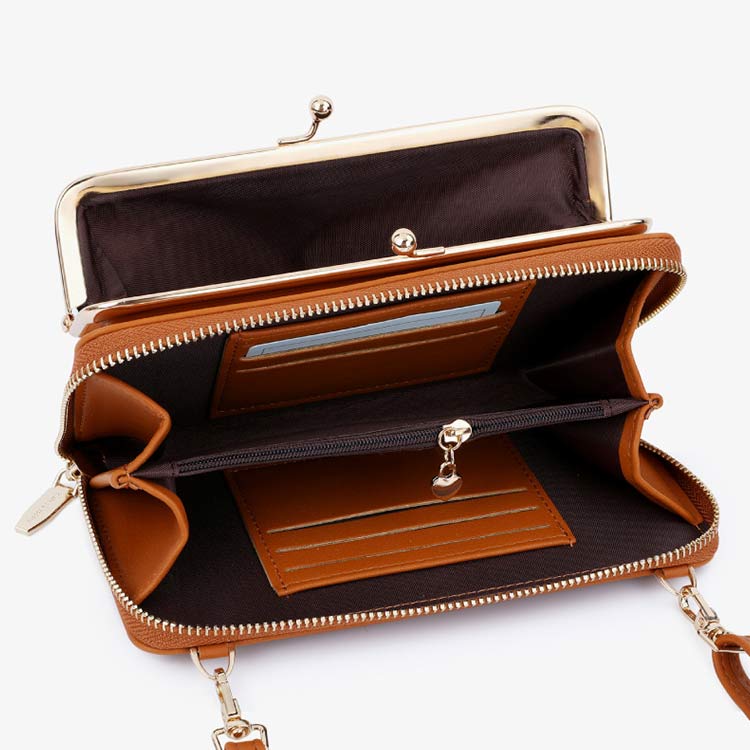 Small Crossbody Phone Bag - Lightweight Shoulder Bag & Clutch Wallet