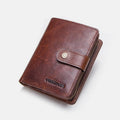 RFID GenuineLeather Multi - Card Buckle Wallet - VOTVO