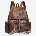 Vegan Leather Backpack for Women – Vintage Casual Daypack Purse for Ladies & Girls - VOTVO