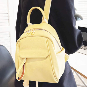 Women Mini Backpack – Small Travel Casual PU Leather Daypack Purses