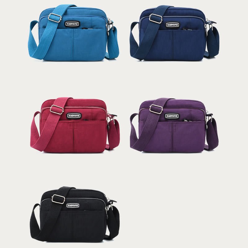 Casual Crossbody Bag for Women – Waterproof Triple Layers Nylon Bag - VOTVO
