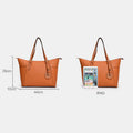 Women’s Large Capacity Tote Handbag – Stylish PU Leather Shoulder Bag - VOTVO