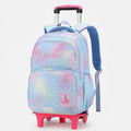 Durable Nylon Rolling Backpack for Kids – School Bag with Wheels, Adjustable Straps - VOTVO