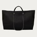Crossbody Canvas Tote for Women – Chain Strap Bucket Bag - VOTVO