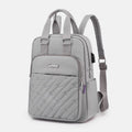 Lightweight Embossed Embroidery Backpack with USB Charging Port – Perfect for Women on the Go - VOTVO