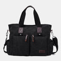 Casual Canvas Laptop Tote Bag for Men & Women – Work Handbag with Adjustable Strap - VOTVO
