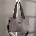 Women's Canvas Tote Shoulder Handbag – Casual Crossbody Purse Work Bag - VOTVO