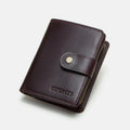 RFID GenuineLeather Multi - Card Buckle Wallet - VOTVO