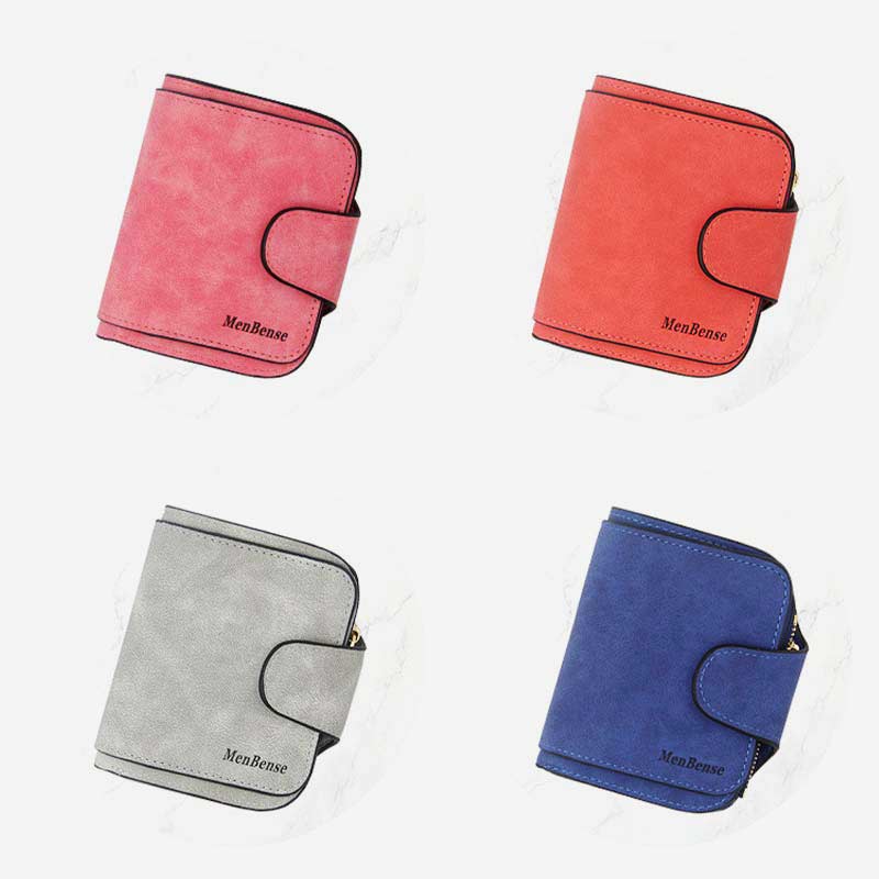 Small Wallet for Women – Multi - Slot Bifold Wallet with Zipper Pocket & ID Window - VOTVO