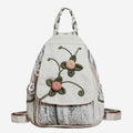 Multifunctional Large Capacity Floral Printed Canvas Backpack | Stylish & Practical for Travel, School, and Daily Use - VOTVO