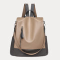 Women’s Leather Convertible Backpack Purse – Anti - Theft Travel Daypack & Shoulder Bag - VOTVO
