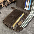 RFID Antimagnetic Vintage Genuine Leather Wallet - VOTVO