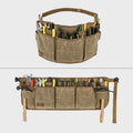 Multi - Slot Tool Belt Pouch – Waterproof Canvas Waist Bag for Tool Organization - VOTVO