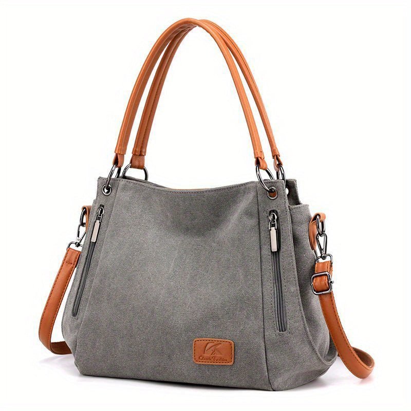 High - Quality Canvas Large Capacity Tote Bag – Perfect for Everyday and Travel - VOTVO