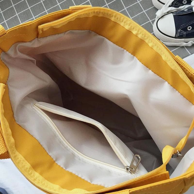 Waterproof Canvas Tote Bag for Women – Large Capacity Crossbody & Shoulder Bag for Students - VOTVO