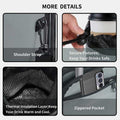 Portable Water Bottle Holder Pouch with 2 Bottle Pockets – Adjustable Carrier for Travel, Sports, and Daily Use - VOTVO