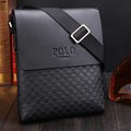 Small Messenger Bag for Men Plaid PU Leather Crossbody Shoulder Bag - VOTVO