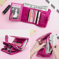 RFID GenuineLeather Multi - Card Buckle Wallet - VOTVO