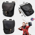 Renaissance Belt Pouch Holster - EDC Leather Waist Bag Cosplay Coin Purse - VOTVO