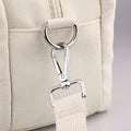 Solid Color Small Tote Triple Compartment Large Crossbody Canvas Purse - VOTVO