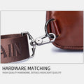 Genuine Leather Sling Chest Bag with Earphone Hole – Stylish & Practical Crossbody Shoulder Bag - VOTVO