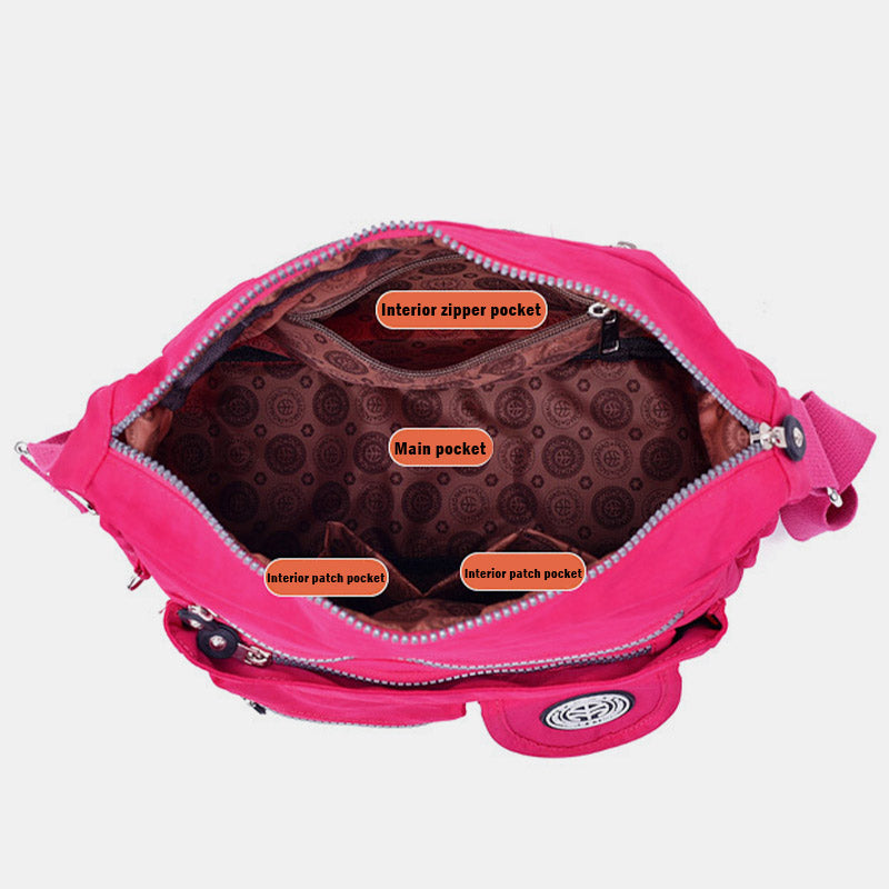 Large Capacity Waterproof Casual Crossbody Bag for Women – Multi - Pocket & Adjustable Strap - VOTVO
