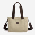 Women's Canvas Tote Shoulder Handbag – Casual Crossbody Purse Work Bag - VOTVO