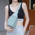 Sling Backpack Chest Bag for Women Small Leather Crossbody Bag - VOTVO
