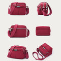 Casual Crossbody Bag for Women – Waterproof Triple Layers Nylon Bag - VOTVO