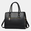 Vintage Women's Top - Handle Satchel Purses Work Tote Shoulder Bag with Long Strap - VOTVO