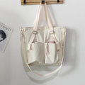 Waterproof Canvas Tote Bag for Women – Large Capacity Crossbody & Shoulder Bag for Students - VOTVO