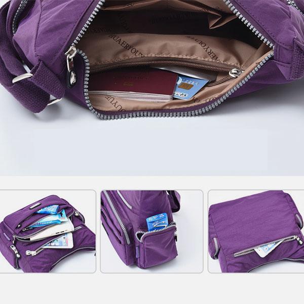 Waterproof Multi - Pocket Nylon Crossbody Bag – Practical, Stylish, and Ready for Any Adventure - VOTVO