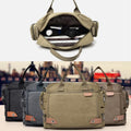 Messenger Bag for Men – Casual Canvas Multi - Pocket Crossbody Bag with Adjustable Strap - VOTVO