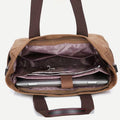 Multi - Pocket Canvas Tote Handbag for Women & Men – Retro Laptop Bag with Adjustable Straps - VOTVO