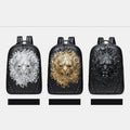 3D Animal Head Studded Leather Backpack – Cool Laptop College Bookbag - VOTVO