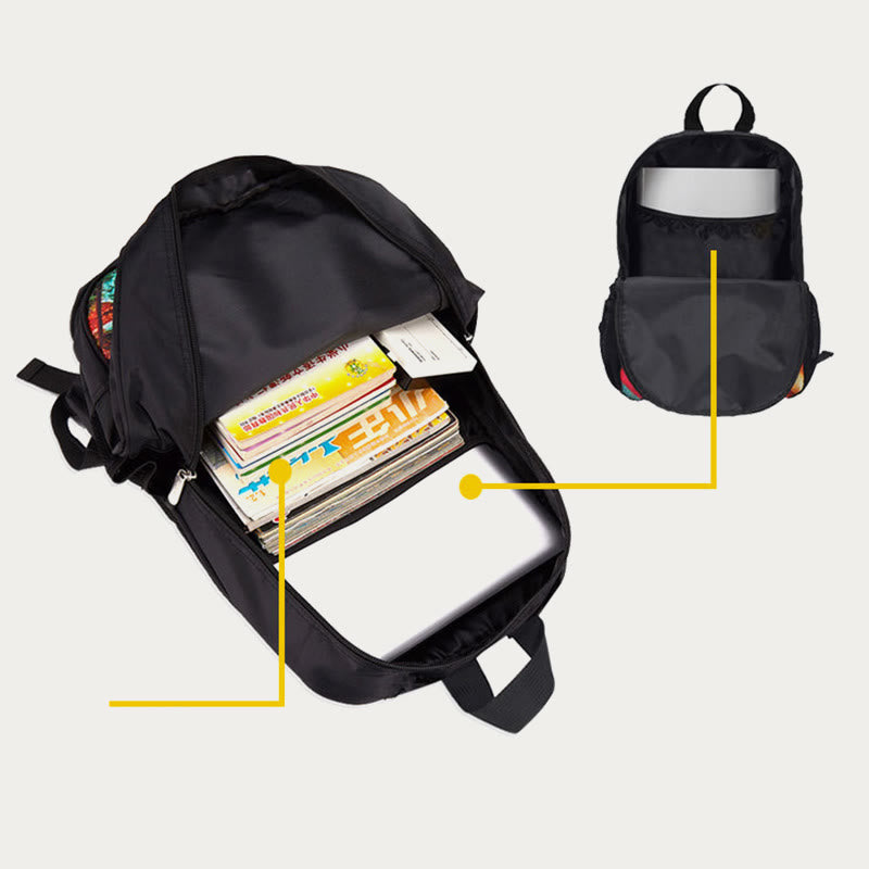 Funny Pumpkin Backpack for Halloween Party – Daily Travel Schoolbag