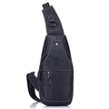 Men's Genuine Leather Sling Bag – Vintage Crossbody Backpack, Waterproof and Durable - VOTVO