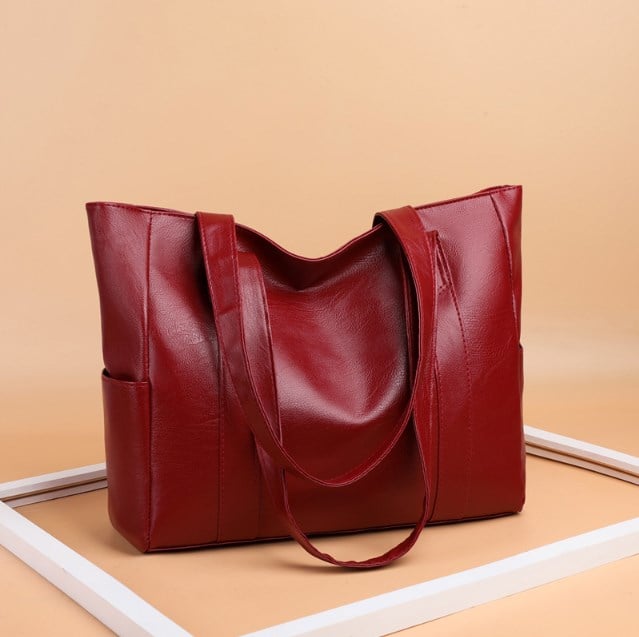 Solid color simple Large Capacity Tote Bag - VOTVO