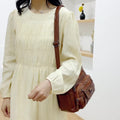 Women's leather bag with multiple pockets - VOTVO