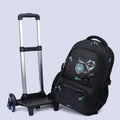 Rolling Wheels Backpack for Teens & Students – Multifunctional Travel Bookbag with Adjustable Straps - VOTVO
