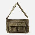 Multi - Pocket Canvas Crossbody Bag for Women | Retro Lightweight Shoulder Bag - VOTVO