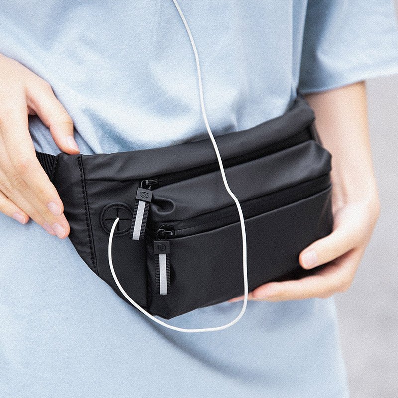 Waterproof Waist Bag for Men & Women – Large Chest Sling Bag with Adjustable Strap - VOTVO