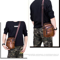Genuine Leather Vintage Crossbody Bag for Men – Stylish Shoulder Bag - VOTVO