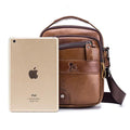 Genuine Leather Vintage Crossbody Bag for Men – Stylish Shoulder Bag - VOTVO