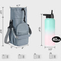 Water Bottle Carrying Case for Outing Sports – Crossbody Canvas Bag - VOTVO
